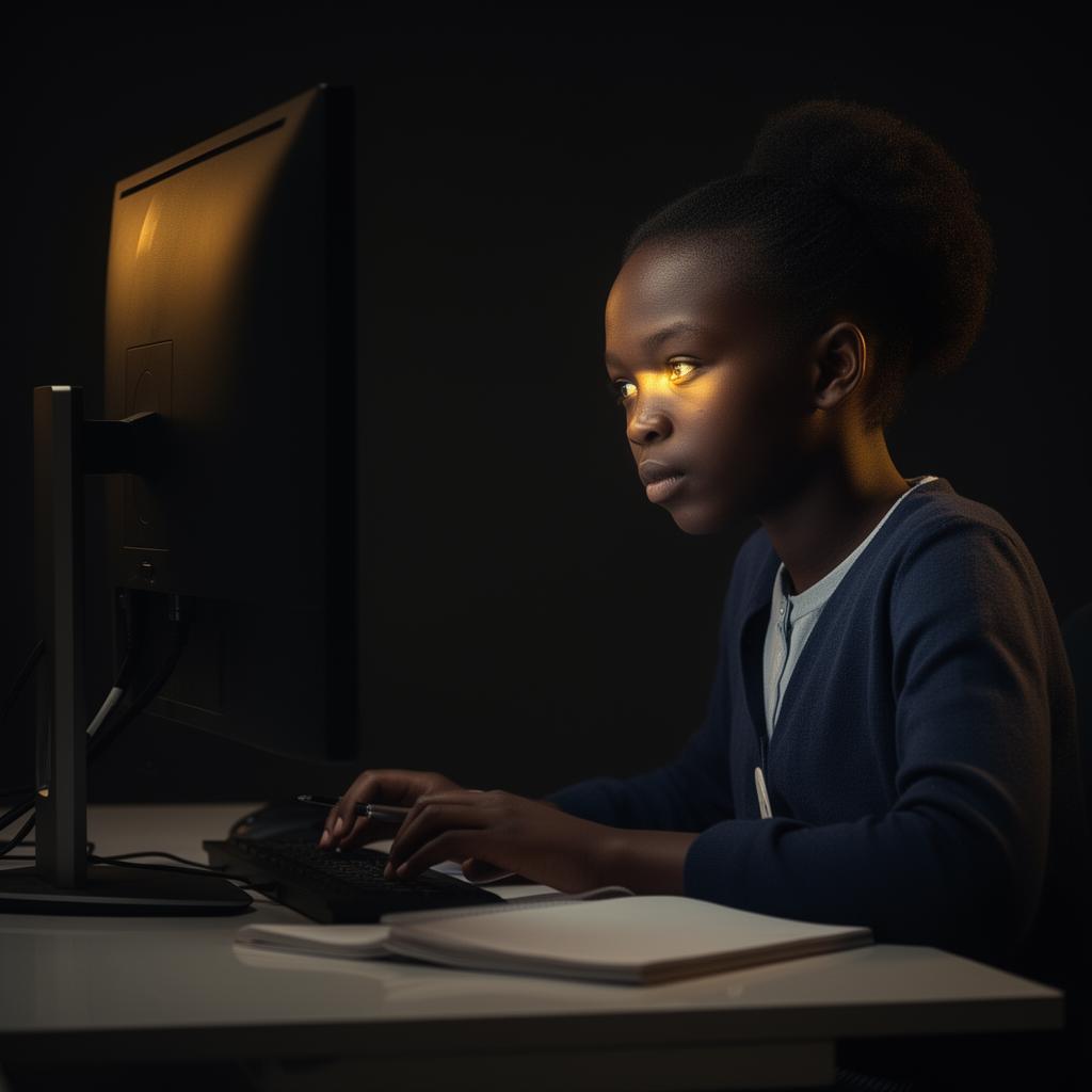 CBT mode student learning scene